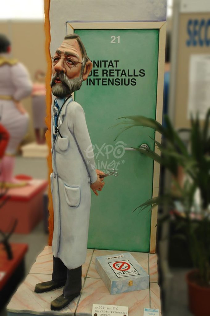Año 2013, falla Cedro, Explorador Andrés, sección sexta c, Artista: José Bartolomé Navarro.