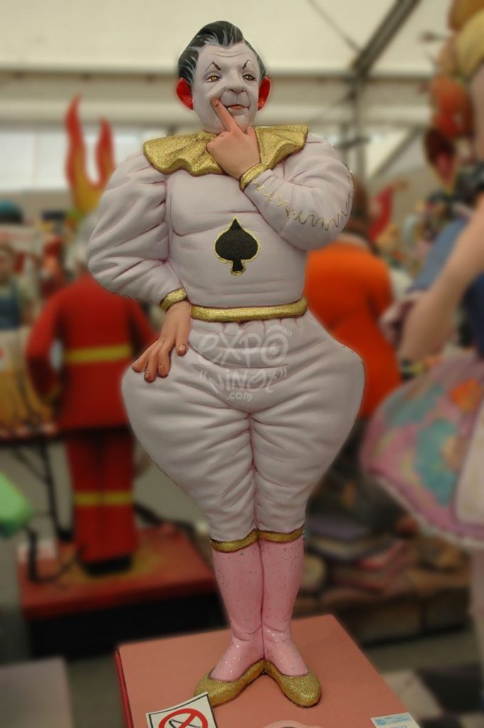 Año 2013, falla Fuencaliente, Lebón, sección séptima a, Artista: Sergio Edo Llopis.