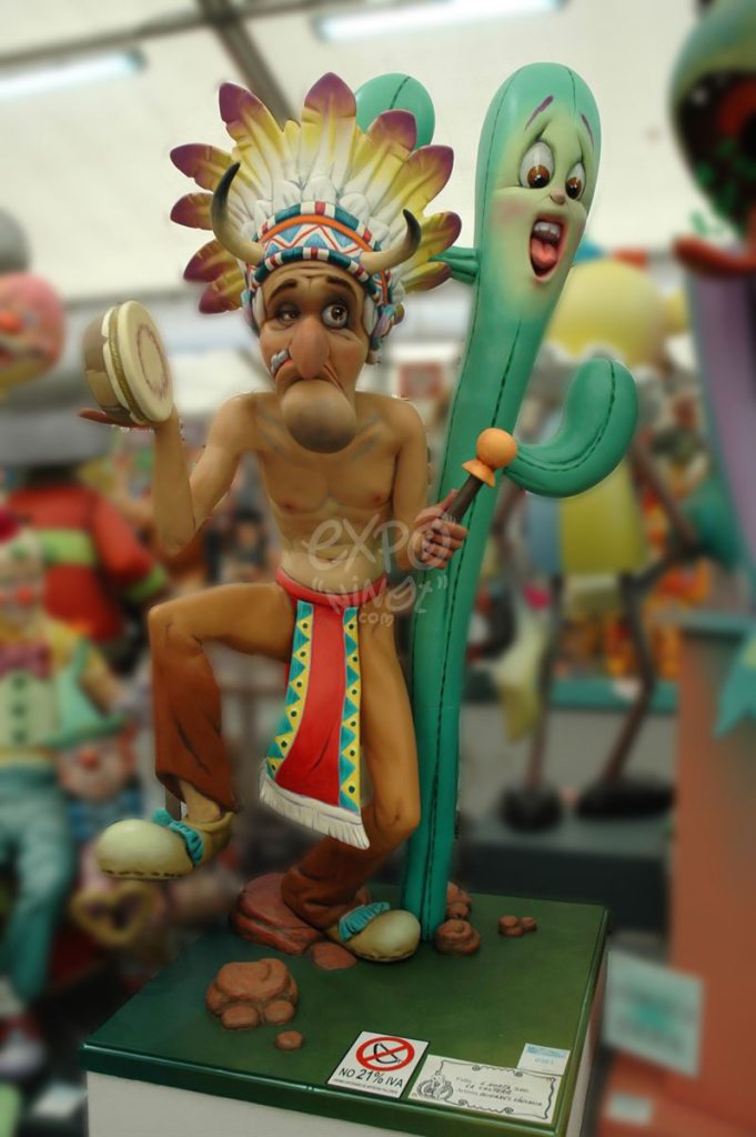 Año 2013, falla Horta Sud, La Costera, sección séptima c, Artistas: Francisco Olivares, Juan Valencia.