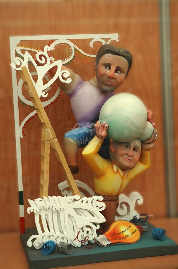 Año 2013, falla Sueca, Literato Azorín, sección especial Infantil, Artista: José Lafarga Palomares.