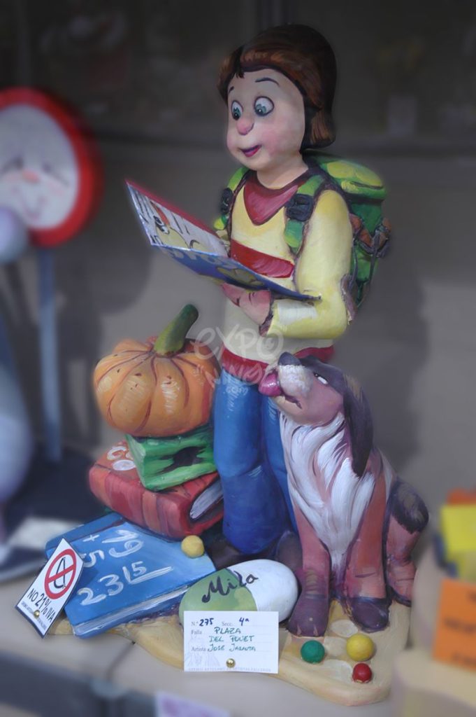 Año 2013, falla Plaza del Pouet, sección cuarta Infantil, Artista: José Jarauta Navajas “Pepo”.