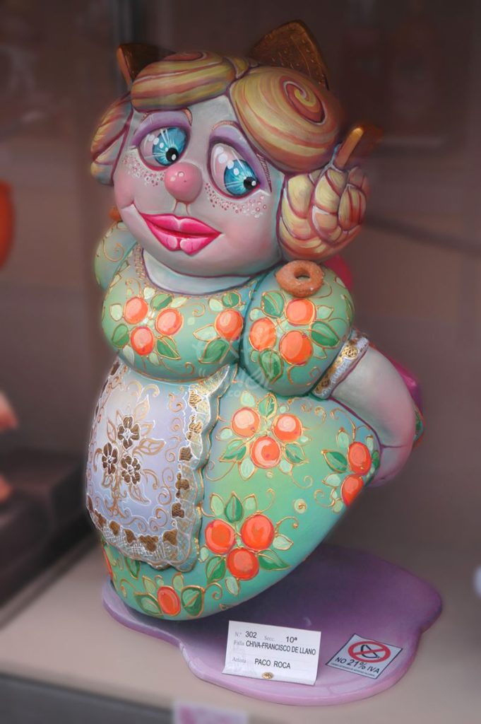 Año 2013, falla Chiva, Francisco de Llano, sección décima Infantil, Artista: Francisco Roca Chorques.