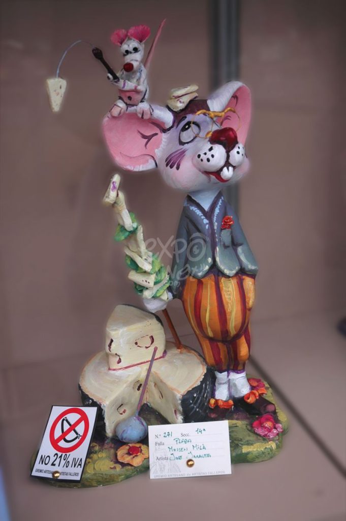 Año 2013, falla Plaza Mosen Mila, sección decimocuarta Infantil, Artista: José Jarauta Navajas “Pepo”.