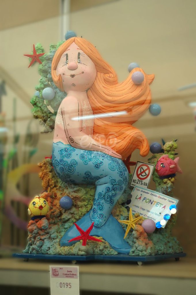 Año 2013, falla Grabador Jordán, Escultor Pastor, sección decimocuarta Infantil, Artista: Diego Palacios Pérez.