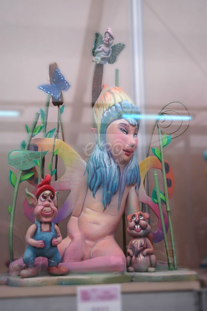Año 2013, falla Escultor García Mas, Puerto Santa María, sección decimocuarta Infantil, Artista: Arturo Vallés Bea.