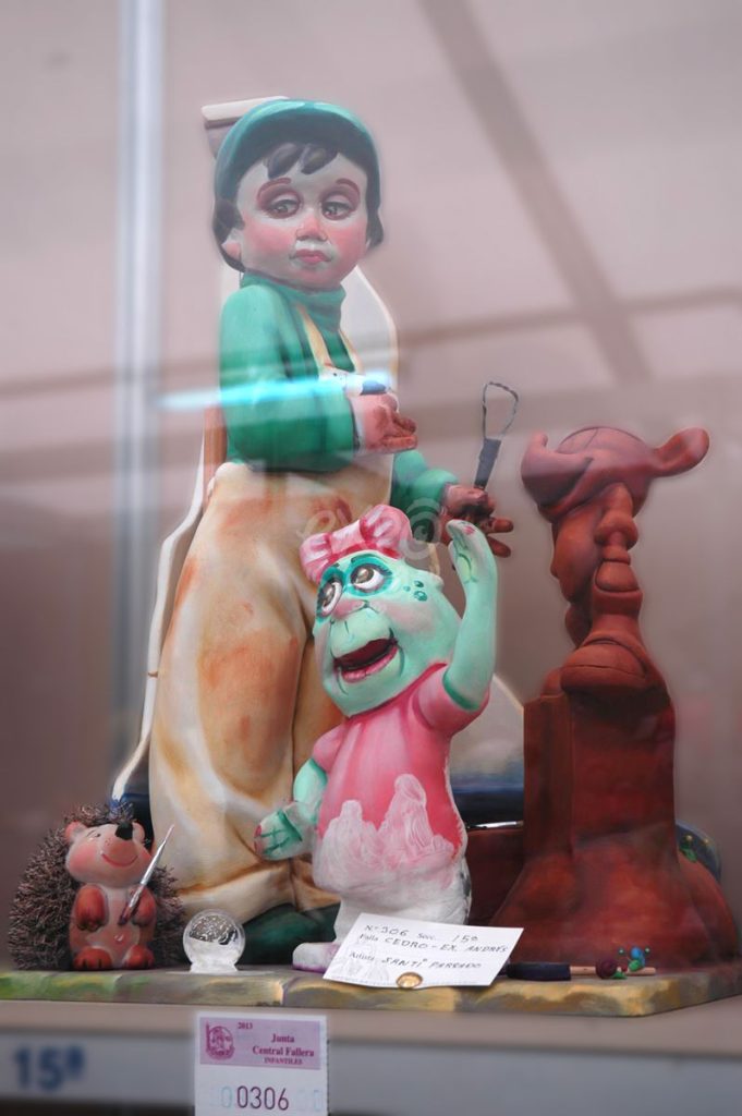 Año 2013, falla Cedro, Explorador Andrés, sección decimoquinta Infantil, Artista: Santiago Parrado Dobón.
