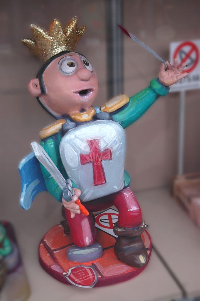Año 2013, falla Calabazas, En Gall, sección decimoquinta Infantil, Artista: Diego Arnau Espinosa.