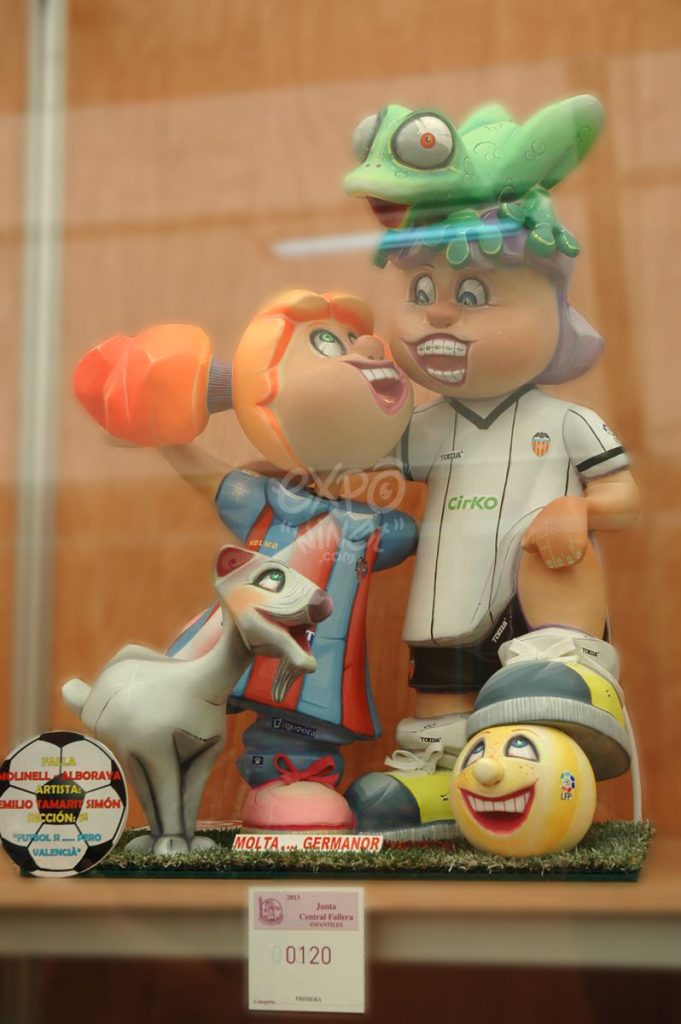 Año 2013, falla Molinell, Alboraya, sección primera Infantil, Artista: Emilio Tamarit Simón.