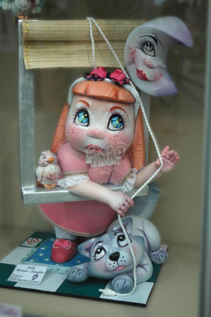 Año 2013, falla Barraca, Espadán, sección segunda Infantil, Artista: Ximo Martí Fernández.