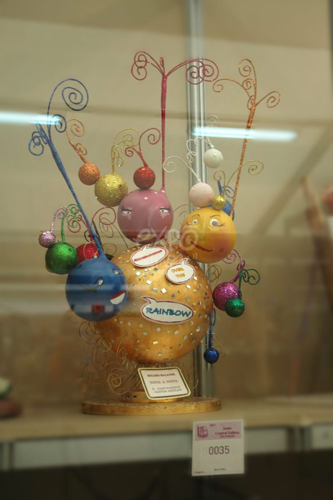 Año 2013, falla Juan de Aguiló, Gaspar Aguilar, sección segunda Infantil, Artista: Ricardo Balanzá Martínez.