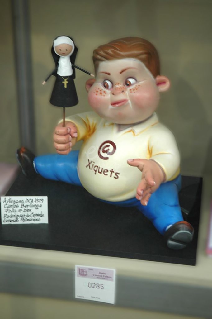 Año 2013, falla Rodríguez de Cepeda, Lorenzo Palmireño, sección tercera Infantil, Artista: Carlos Berlanga Martínez.