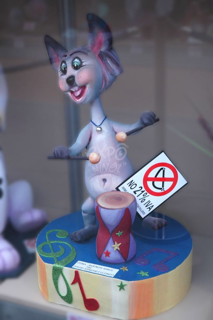 Año 2013, falla Cuba, Buenos Aires, sección undécima Infantil, Artista: David Sánchez Llongo.