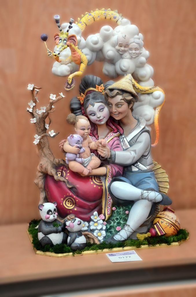 Año 2014, falla Sueca, Literato Azorín, sección especial Infantil, Artista: Sergio Gómez Ferrer.