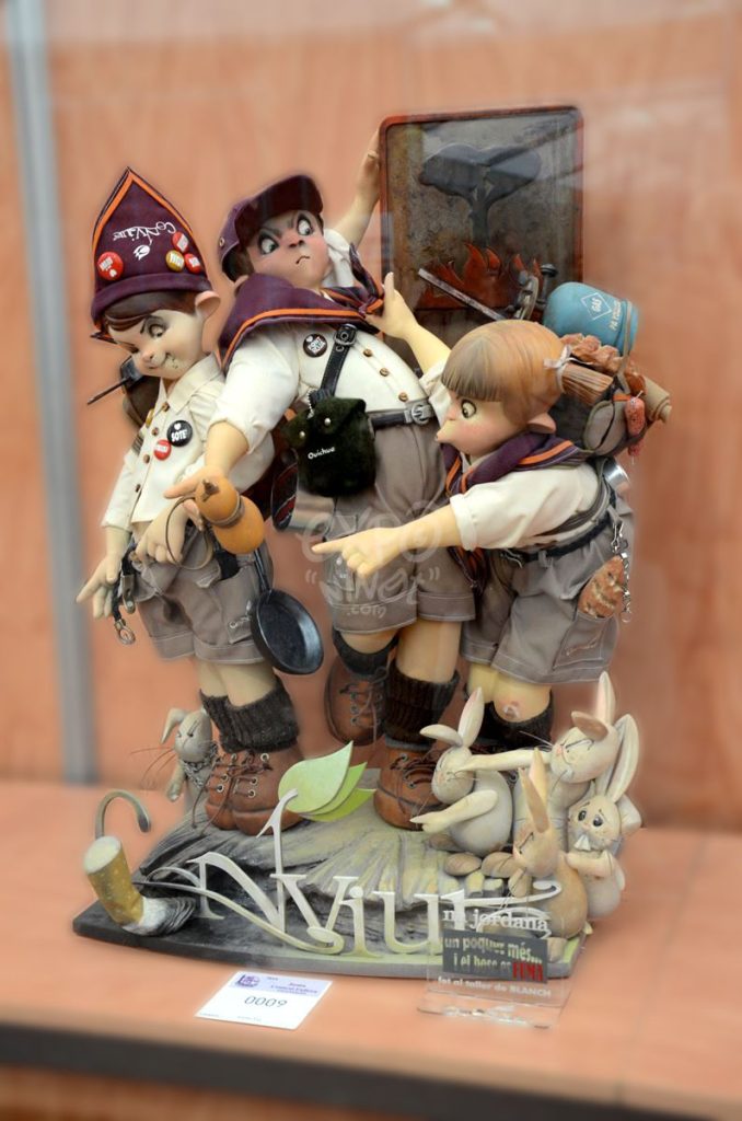 Año 2014, falla Plaza de Na Jordana, sección especial Infantil, Artista: Joan Blanch.