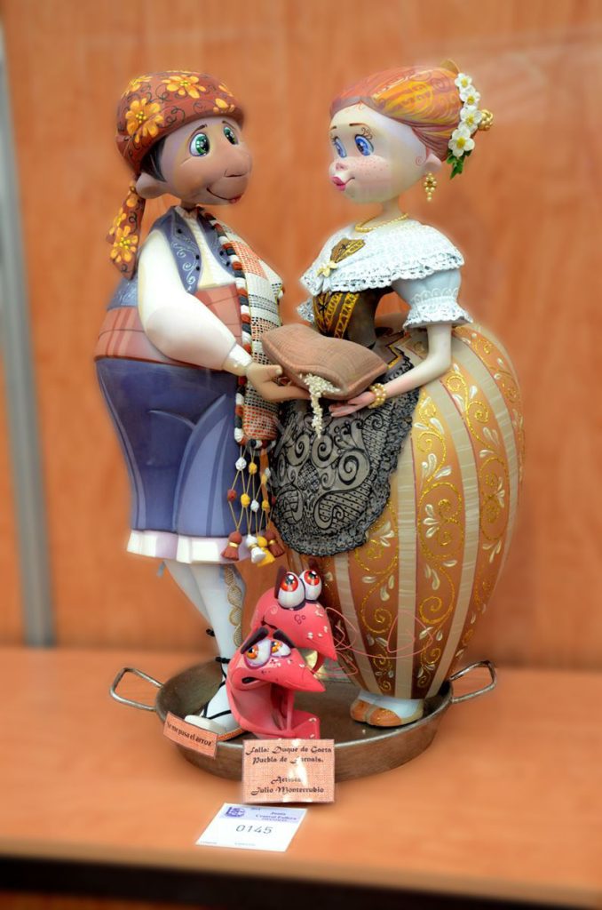 Año 2014, falla Duque de Gaeta, Puebla de Farnals, sección especial Infantil, Artista: Julio Monterrubio Fernández.