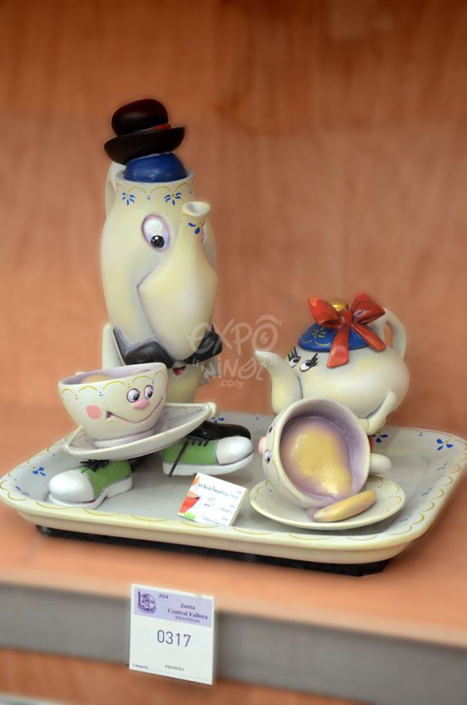 Año 2014, falla Camino Nuevo Picanya, Nicolau Primitiu, sección primera Infantil, Artista: Guillermo Rojas Vera.