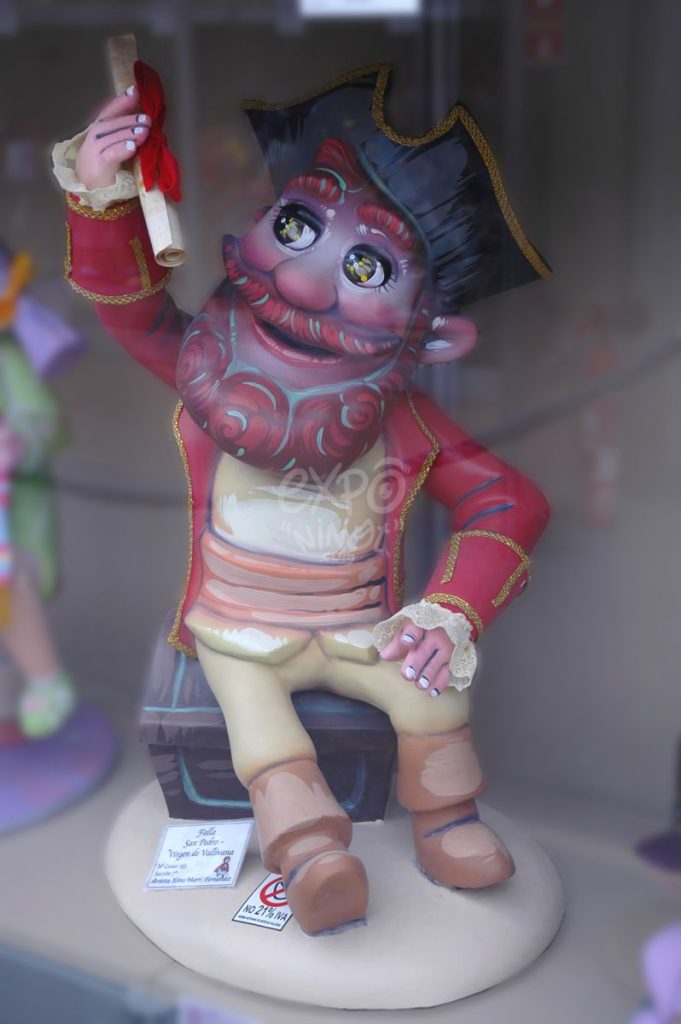 Año 2013, falla San Pedro, Virgen de Vallivana, sección séptima Infantil, Artista: Ximo Martí Fernández.