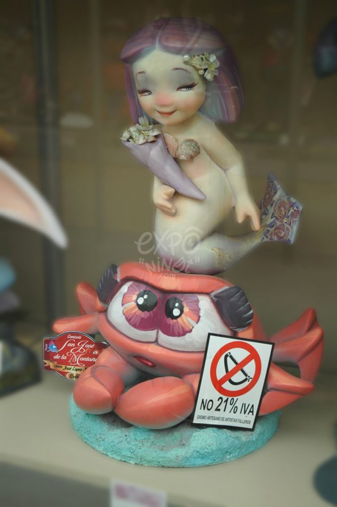 Año 2013, falla San José de la Montaña, Teruel, sección séptima Infantil, Artista: José López Ibáñez.