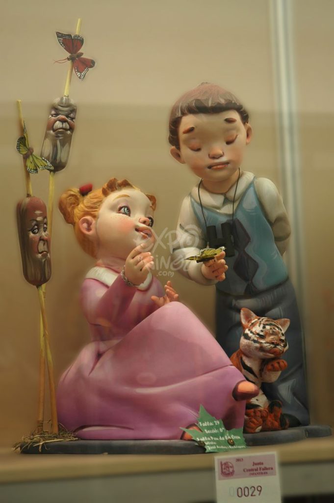 Año 2013, falla Pie de la Cruz, Don Juan de Villarrasa, sección sexta Infantil, Artista: José Acebes Rodríguez.