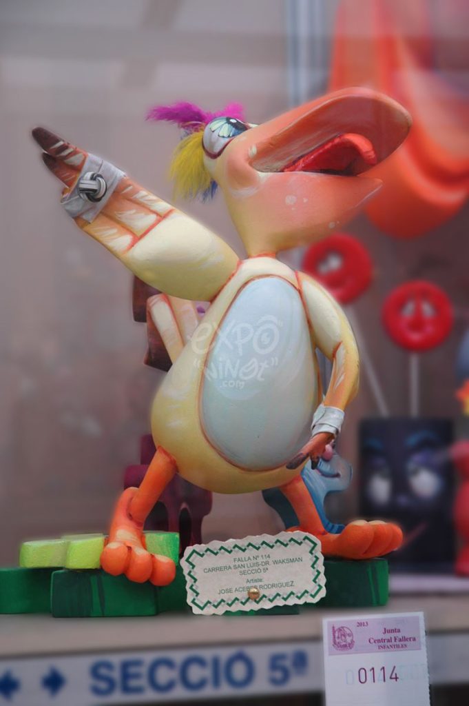 Año 2013, falla Carrera San Luis, Avenida Doctor Waksman, sección quinta Infantil, Artista: José Acebes Rodríguez.