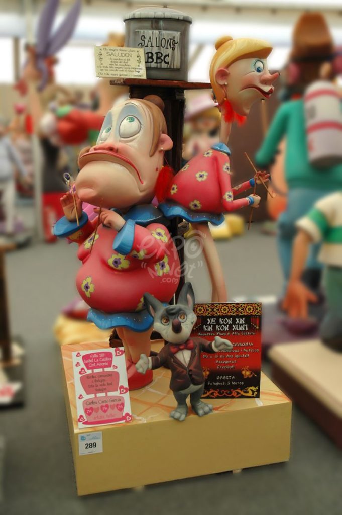 Año 2012, falla sabel la Católica Cirilo Amoros, sección segunda a, Artista: Carlos Carsí García.