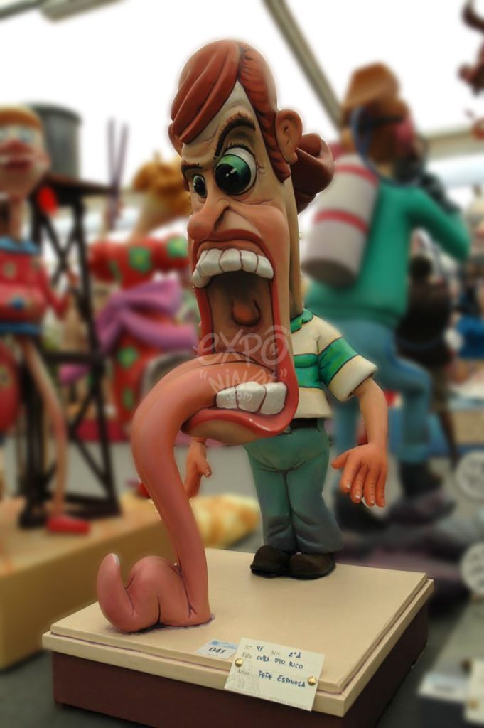 Año 2012, falla Cuba Puerto Rico, sección segunda a, Artista: José Francisco Espinosa Aguilar.