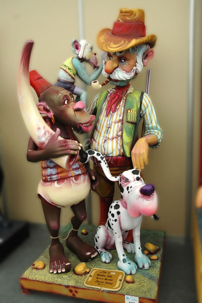 Año 2012, falla Maestro Valls Marino Albesa, sección segunda a, Artista: Antonio Sánchez Muñoz.