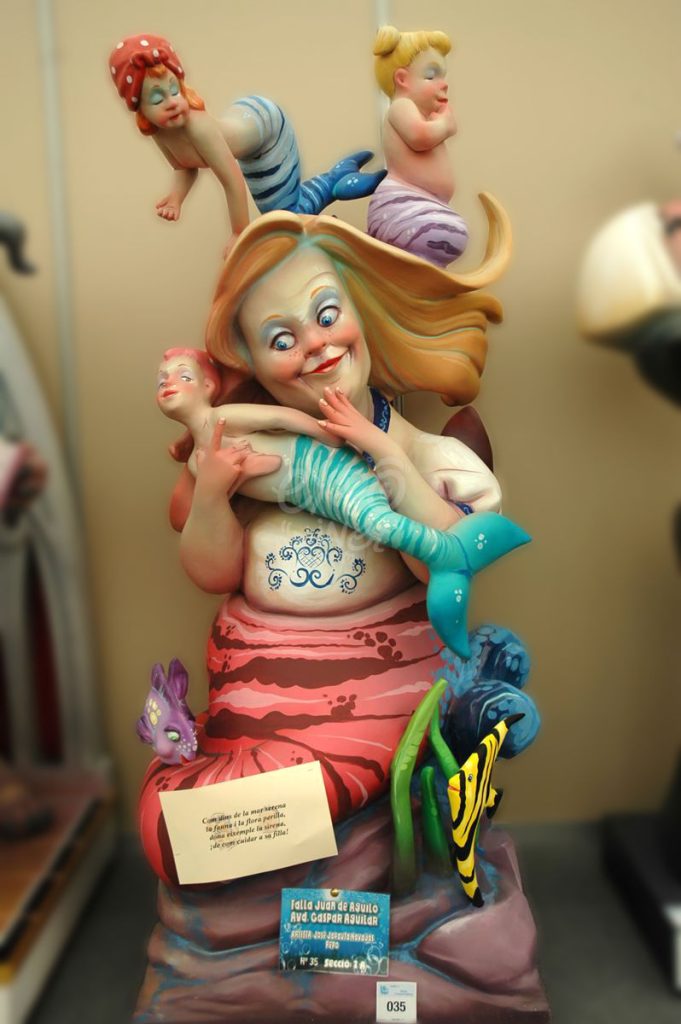 Año 2012, falla Juan de Aguilo Gaspar Aguilar, sección segunda a, Artista: José Jarauta Navajas “Pepo”.