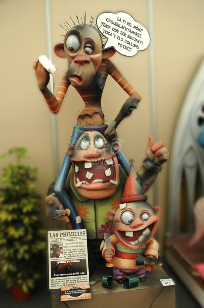 Año 2012, falla Trinidad Alboraya, sección segunda a, Artista: Carlos Carsí García.
