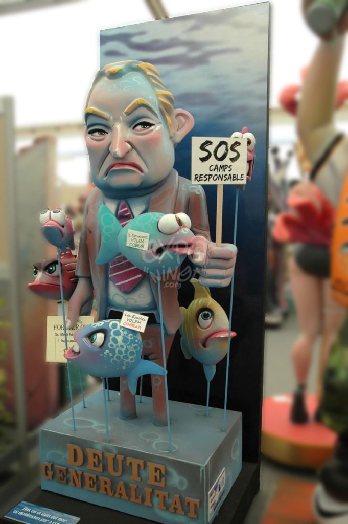 Año 2012, falla Plaza del Pintor Segrelles, sección primera b, Artista: Xavier Herrero Martínez.