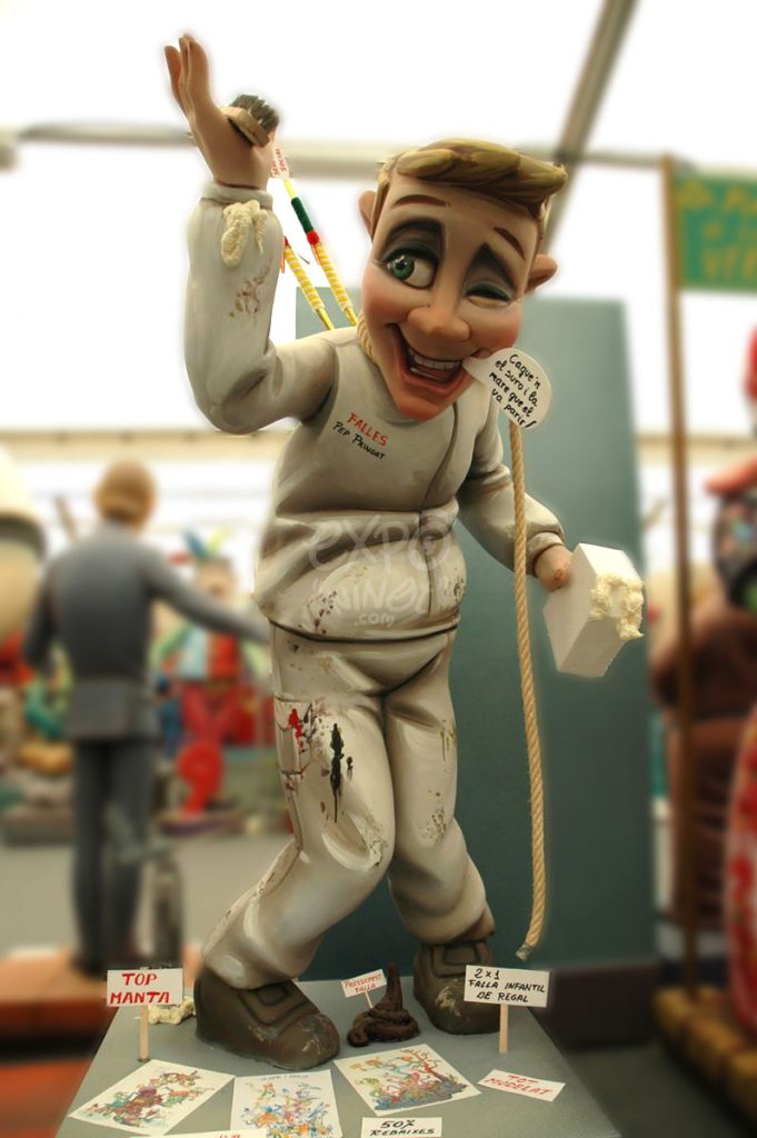 Año 2012, falla Alquerías de Bellver Garbí, sección primera b, Artista: Ximo Esteve Mares.