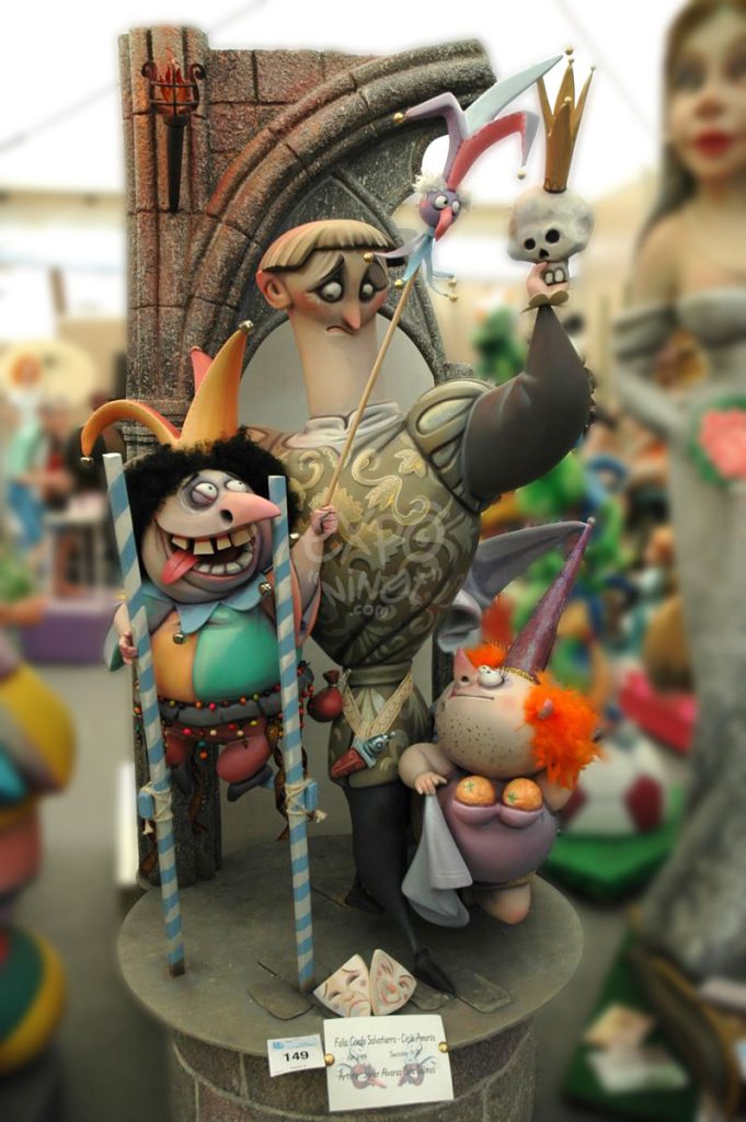 Año 2012, falla Conde Salvatierra Cirilo Amorós, sección primera b, Artista: Javier Álvarez-Sala Salinas.
