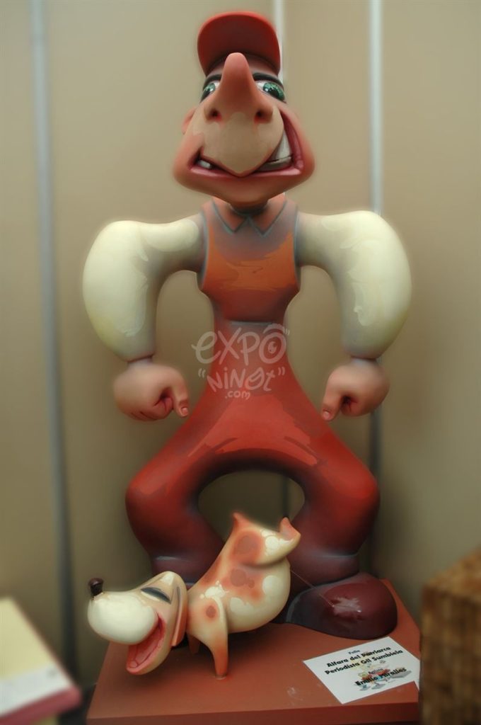 Año 2011, Falla Alfara del Patriarca Periodista Gil Sumbiela, Artista: Emilio Miralles Ferrero.