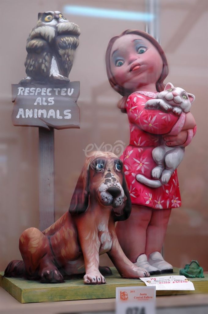 Año 2011, Falla Alquerías de Bellver Garbí, sección primera Infantil, Artista: Ximo Esteve Mares.