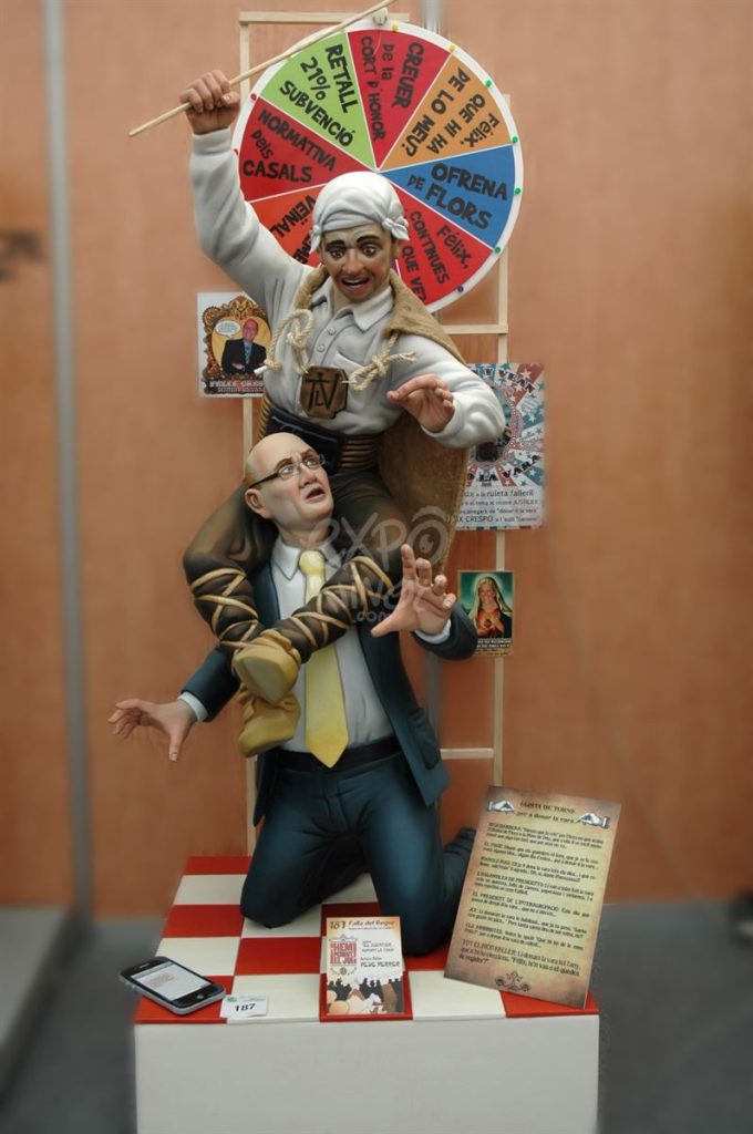 Año 2011, falla Avenida Regne de Valencia Duque de Calabria, sección especial, Artista: Fede Ferrer García.