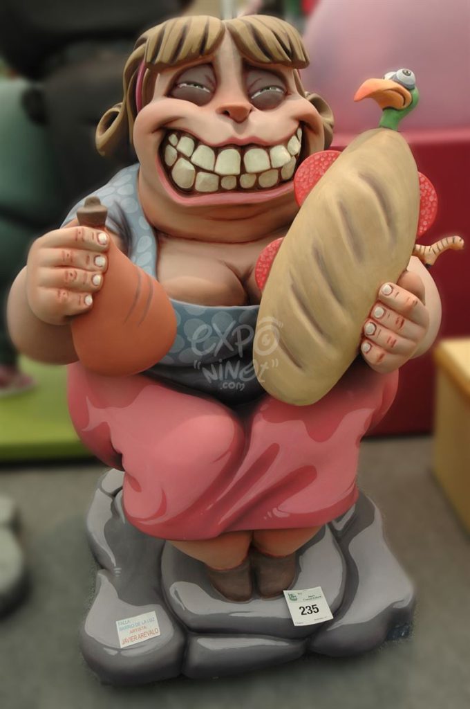 Año 2011, falla Barrio de la Luz, sección segunda a, Artista: Javier Arévalo Castilla.