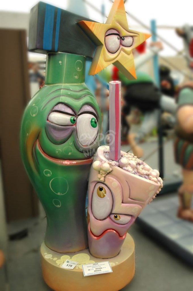 Año 2011, falla Barrio Monte de Piedad, sección tercera a, Artista: Sergio Martínez Guirao.