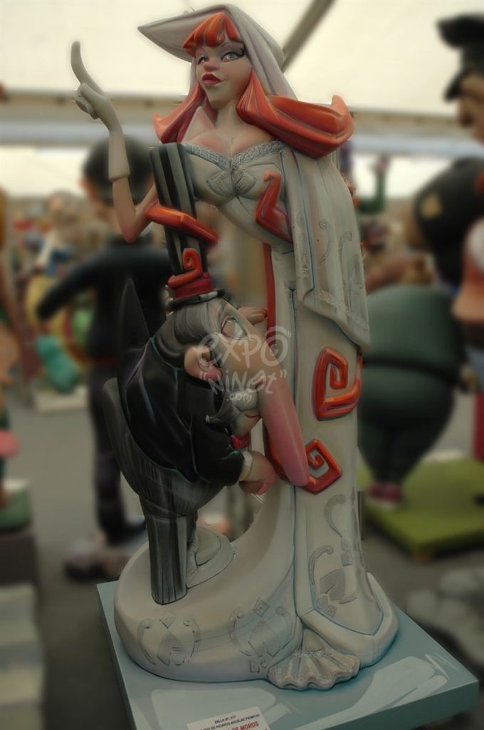 Año 2011, falla Camino Nuevo Picanya Nicolau Primitiu, sección segunda a, Artista: José Vicente Sanchis Izquierdo.