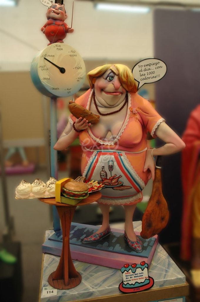 Año 2011, falla Carrera San Luis Avenida Doctor Waksman, sección tercera b, Artista: Arturo Vallés Bea.