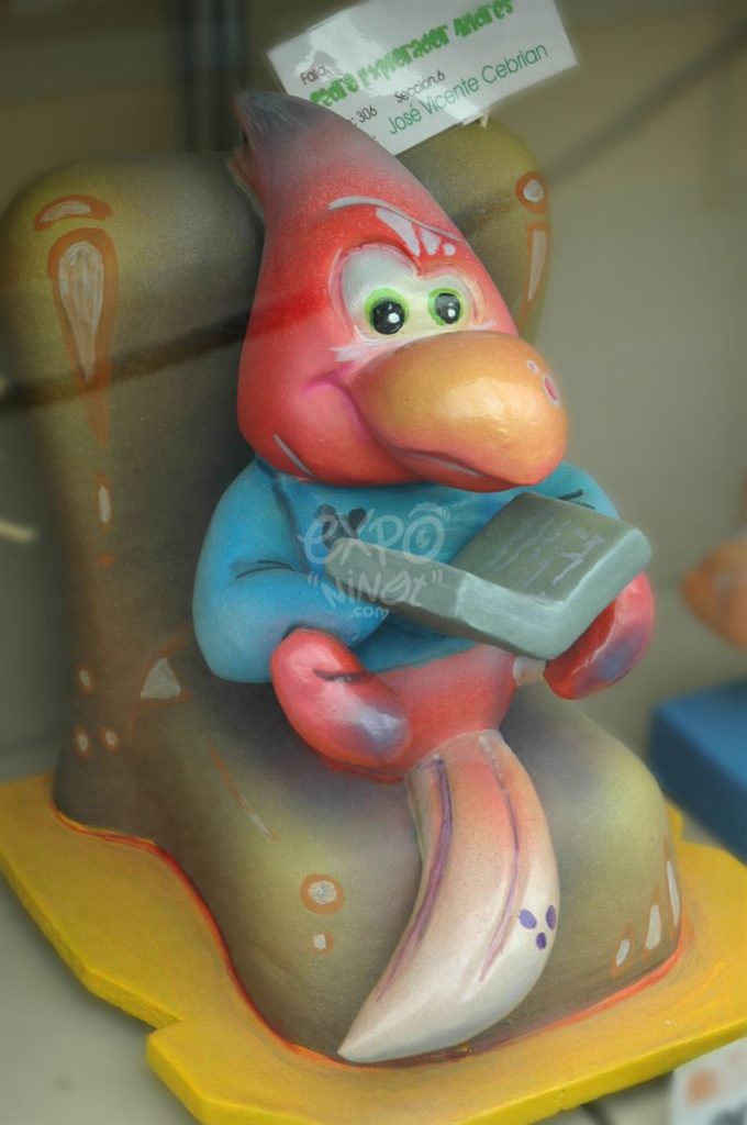 Año 2011, Falla Cedro Explorador Andrés, sección sexta Infantil, Artista: José Vicente Cebrián Minguet.