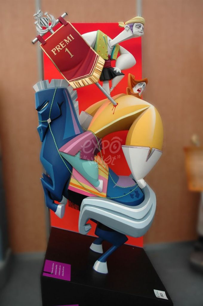 Año 2011, falla Ciscar Burriana, sección primera a, Artista: Vicente Martínez Aparici.