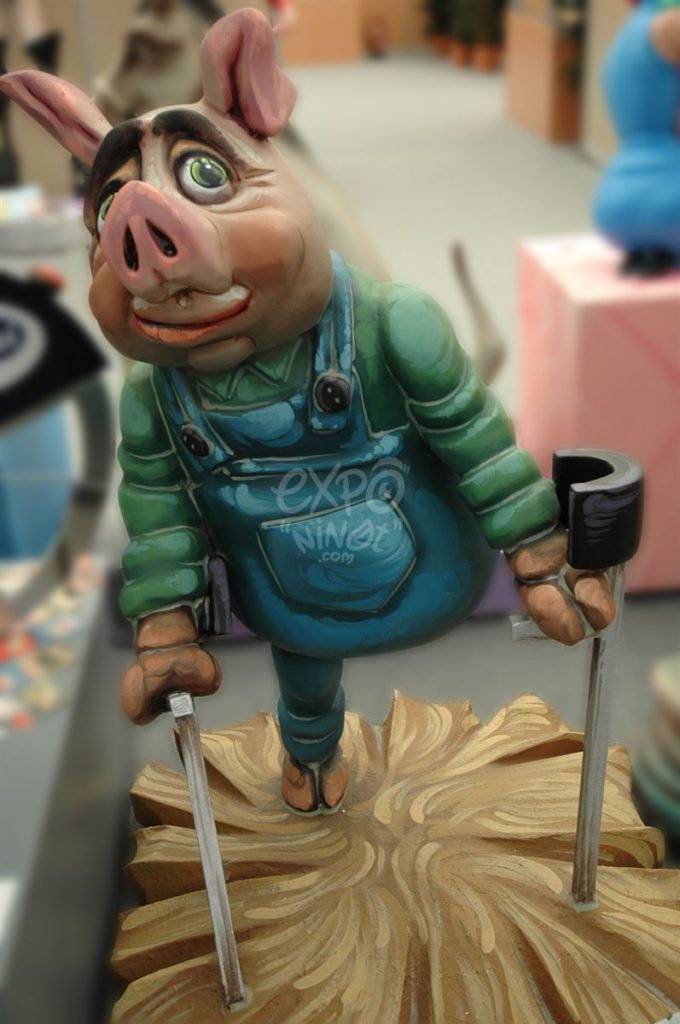 Año 2011, Falla Cuba Denia, sección sexta Infantil, Artista: Óscar Ponce Correga.