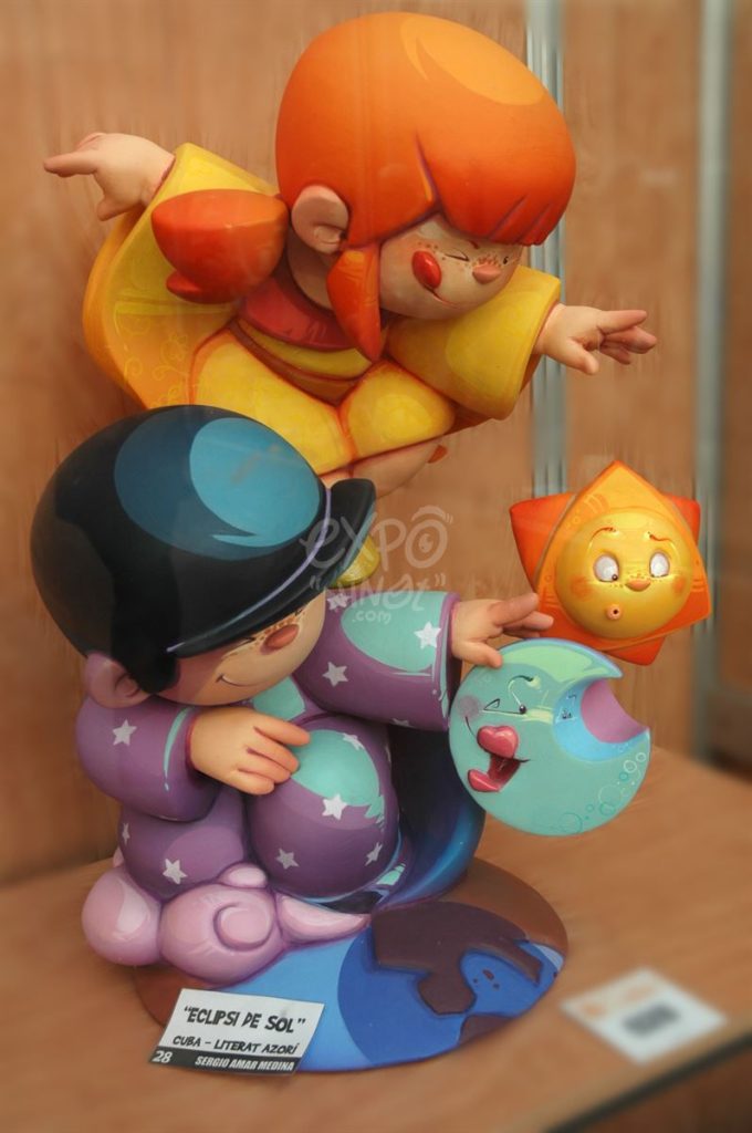 Año 2011, Falla Cuba Literato Azorín, sección especial Infantil, Artista: Sergio Amar Medina.