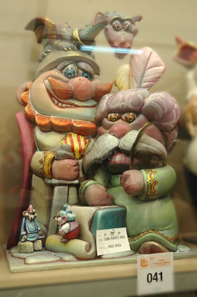 Año 2011, Falla Cuba Puerto Rico, sección tercera Infantil, Artista: Francisco Roca Chorques.
