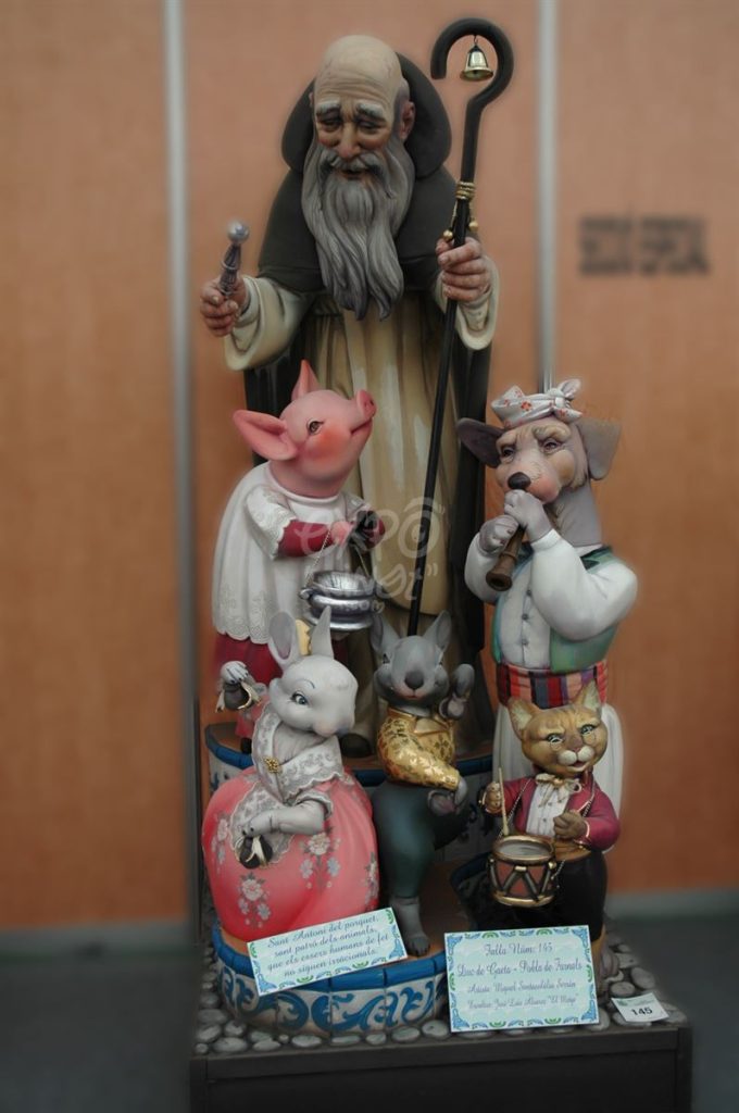Año 2011, falla Duque de Gaeta Puebla de Farnals, sección primera a, Artista: Miguel Santaeulalia Serrán.