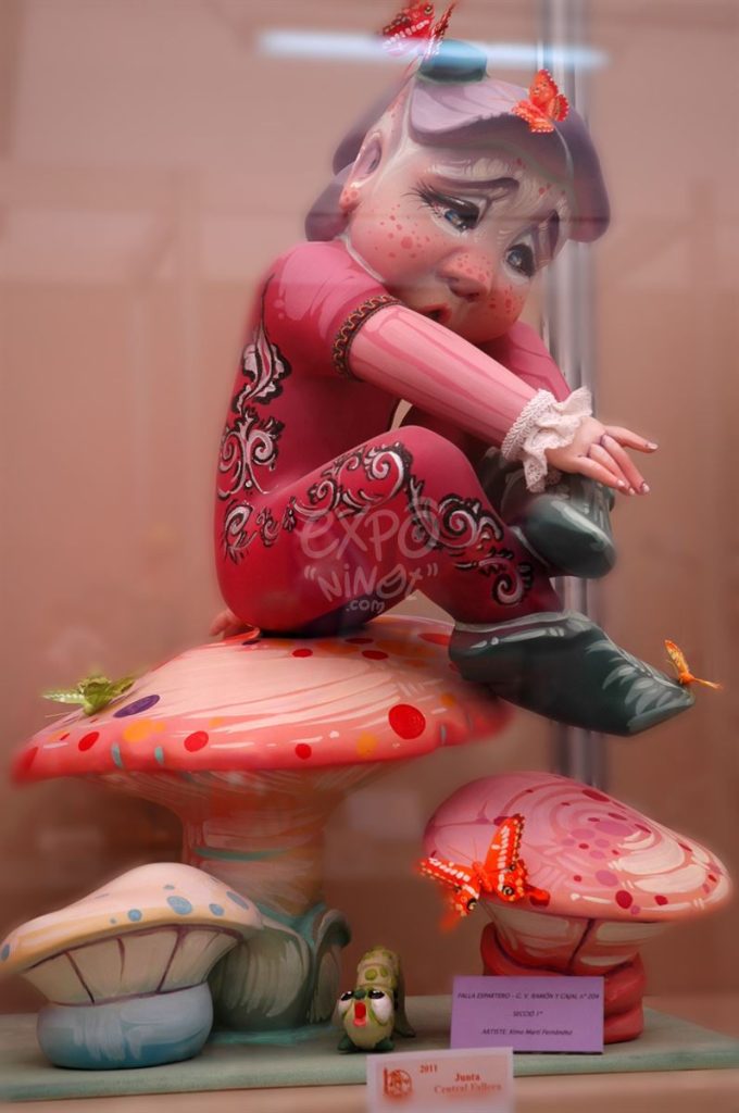 Año 2011, Falla Espartero Gran Vía Ramón y Cajal, sección primera Infantil, Artista: Ximo Martí Fernández.