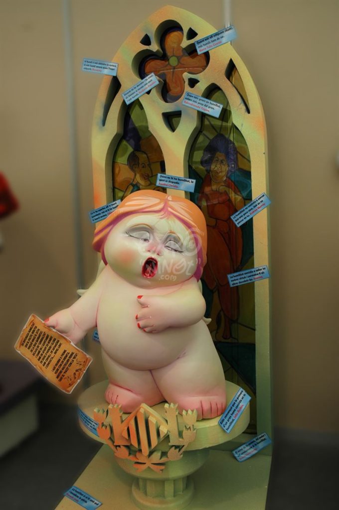 Año 2011, falla Espartero Gran Vía Ramón y Cajal, sección segunda b, Artista: Xavi Ribes Segura.
