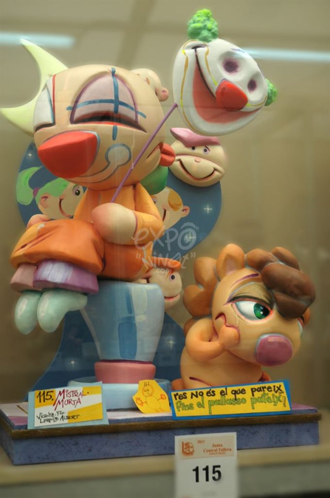 Año 2011, Falla Federico Mistral Murta, sección segunda Infantil, Artista: Vicente Francisco Lorenzo Albert.