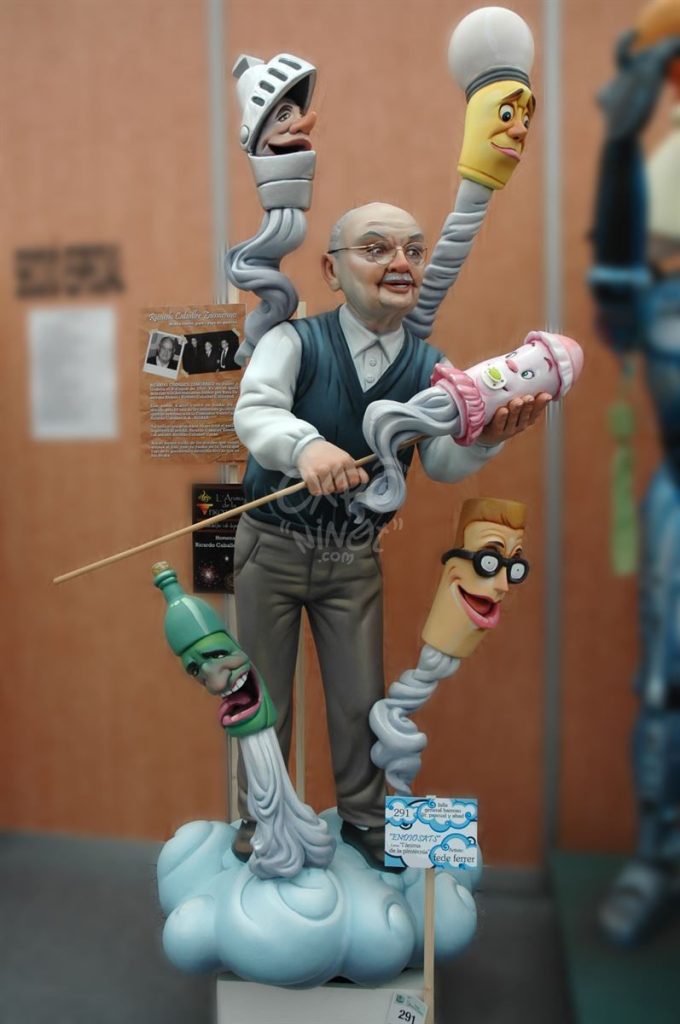 Año 2011, falla General Barroso Litógrafo Pascual Abad, sección primera a, Artista: Fede Ferrer García.