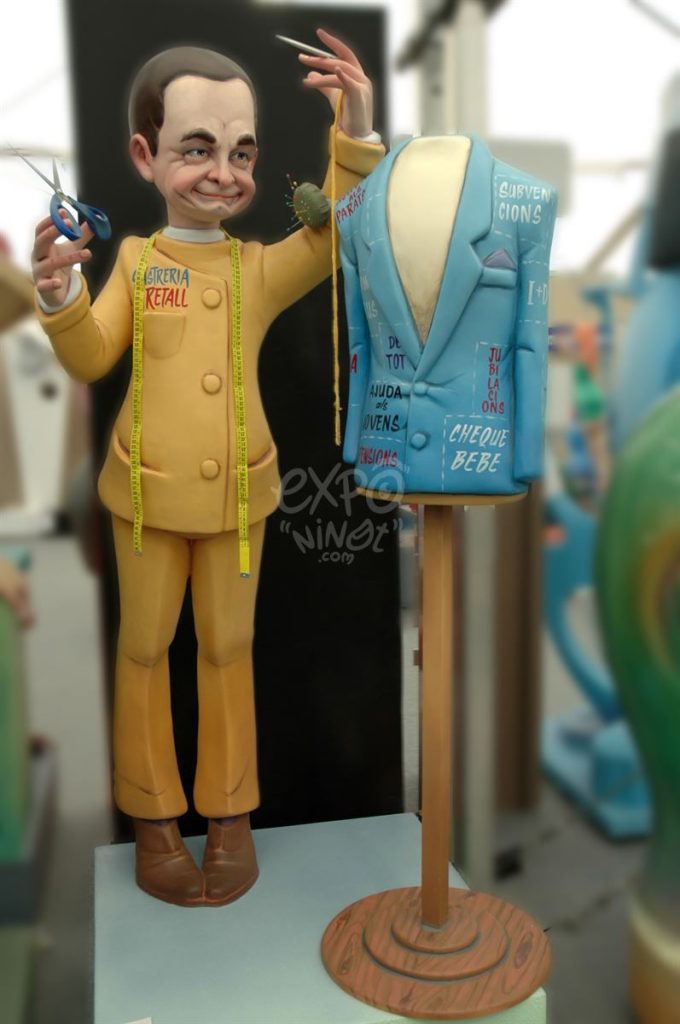Año 2011, falla Goya Brasil, sección tercera a, Artista: Francisco Borja Ripollés.